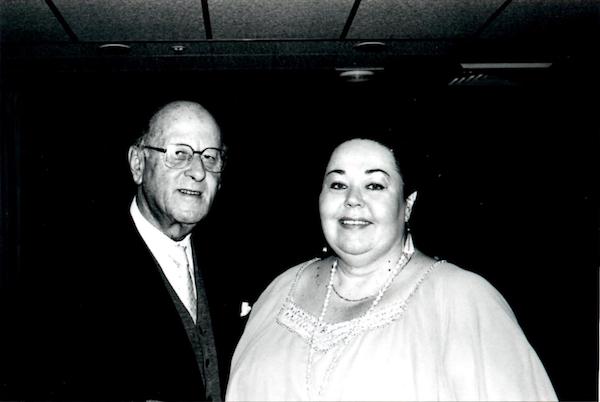 24 May 1985: Werner Baer MBE and Rita Hunter